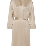 Lilith Lace Trim Kimono | Coffee Quartz 70834-2216
